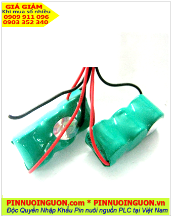 Pin sạc công nghiệp NiMh 3.6v-1/3AA120mAh; Pin sạc NiMh 3.6v-1/3AA120mAh chính hãng 